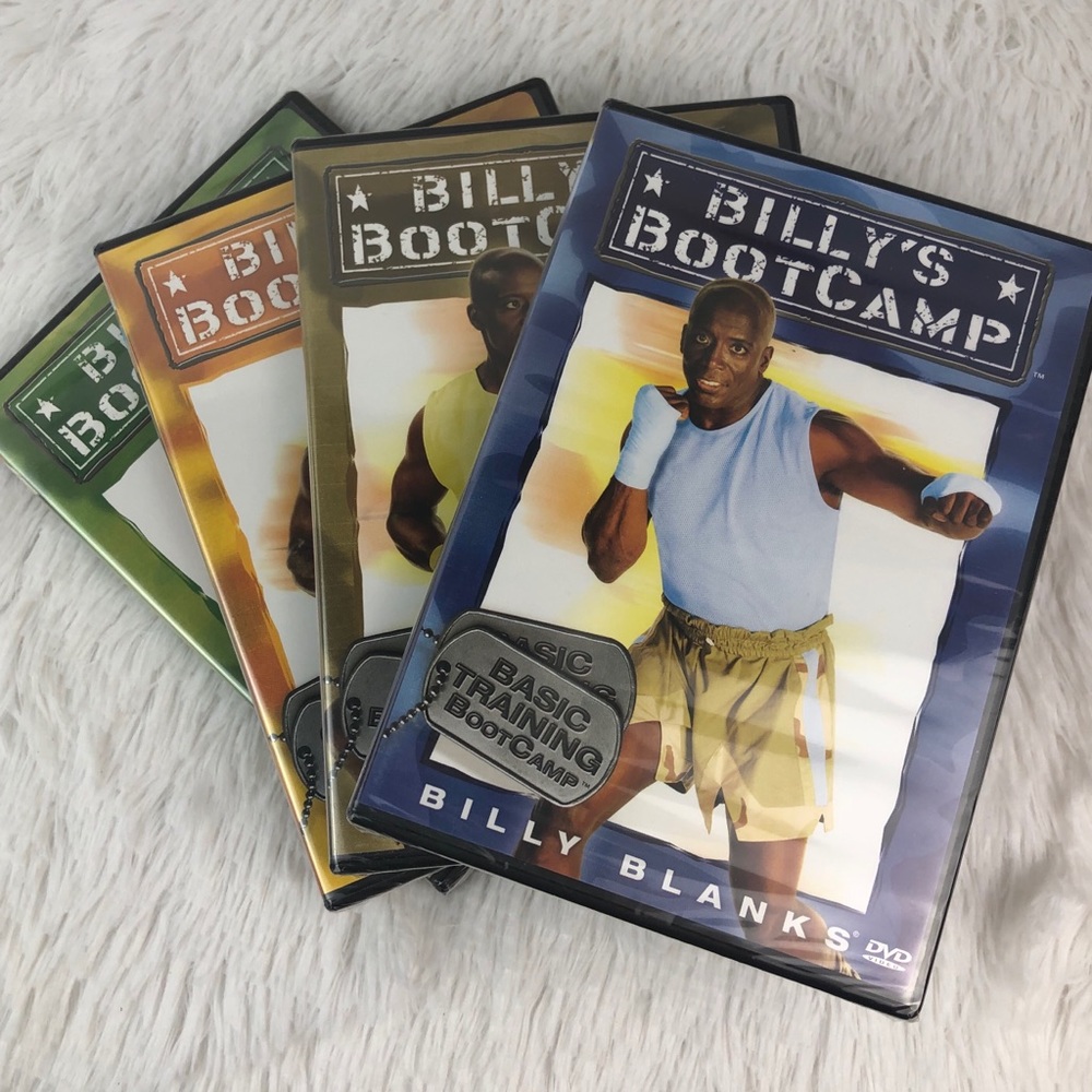 BILLY BLANK’S Billy’s Bootcamp DVD’s (4 dvd). EUC.
